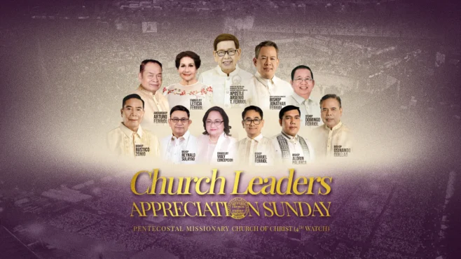 "Ministers, pastors, and servant leaders being honored at the PMCC 4th Watch Church Leaders Appreciation Sunday, celebrating their dedication and service."
