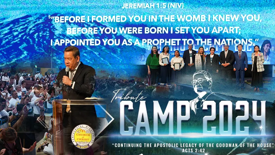 "Participants at the US District Tribute Camp 2024, experiencing a powerful revival during the Antioch Vision and Dedication Night."