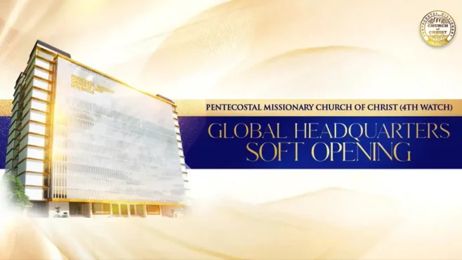 "Believers gathered for the soft opening of the PMCC (4th Watch) Global Headquarters, marking a historic milestone in the church’s growth and expansion."