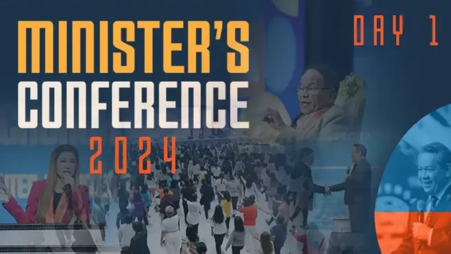 "Ministers gathered on Day 1 of the International Ministers Conference 2024, focused on church growth, spiritual unity, and equipping for service."