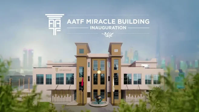 "Attendees gathered for the AATF Miracle Building Inauguration Day, celebrating the fulfillment of God's promises and His faithfulness."