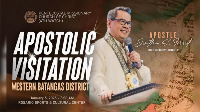 "Believers from the Western Batangas District gathered for the inaugural Apostolic Visitation, experiencing a powerful day of worship, renewal, and spiritual revival."
