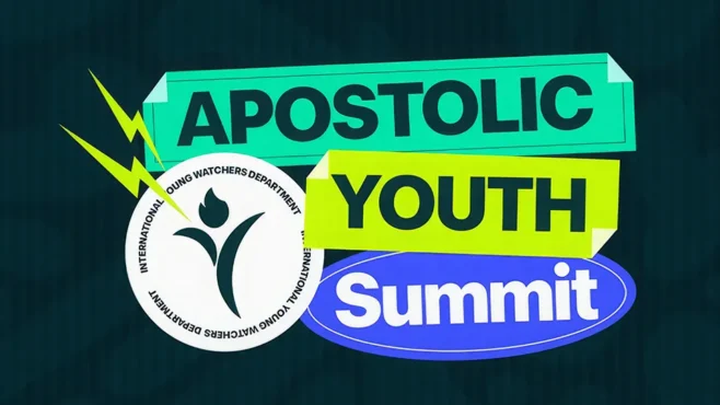 "Excited youth at the Apostolic Youth Summit 2025, engaging in worship, fellowship, and inspiring discussions on living out their apostolic faith."
