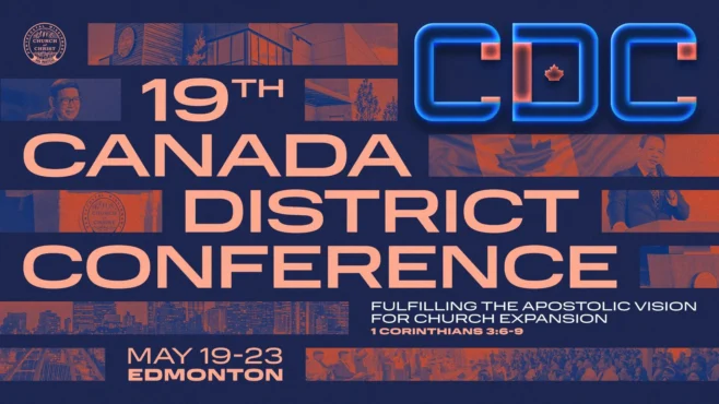 Delegates of the 19th Canada District Conference of PMCC (4th Watch) gather in worship, celebrating a spirit-filled milestone in the Church’s apostolic mission.