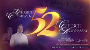 PMCC 4th Watch members gather in unified worship during the 52nd Church Anniversary and Closing Service of 4th Watchers Month.