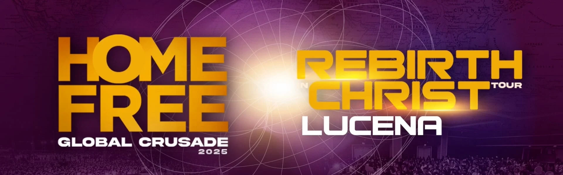 Thousands of believers gather at the Home Free Global Crusade Lucena 2025 as new converts are saved and baptized during a powerful revival service.
