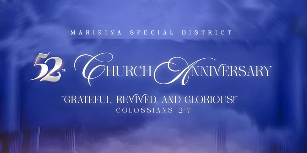 “PMCC 4th Watch Marikina 52nd Church Anniversary celebration at Marikina Sports Complex”