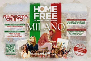 Home Free Global Crusade 2025 Milan worship gathering at Quark Hotel Milano